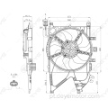 Motor do ventilador de resfriamento do radiador de peças para o OPEL